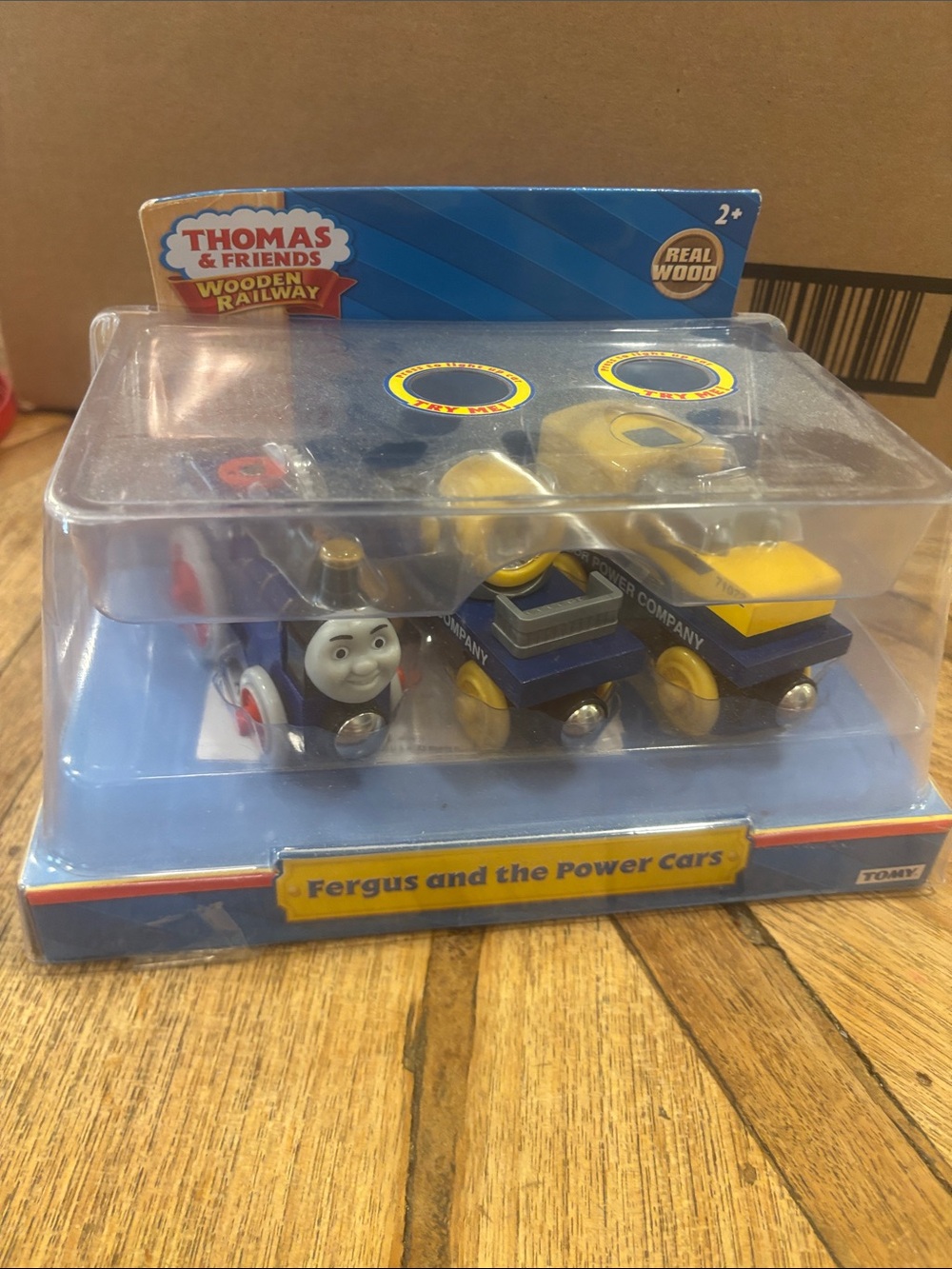 NEW! 2011 Limited Thomas & Friends Fergus and the Power Cars Real Wood LCB98102
